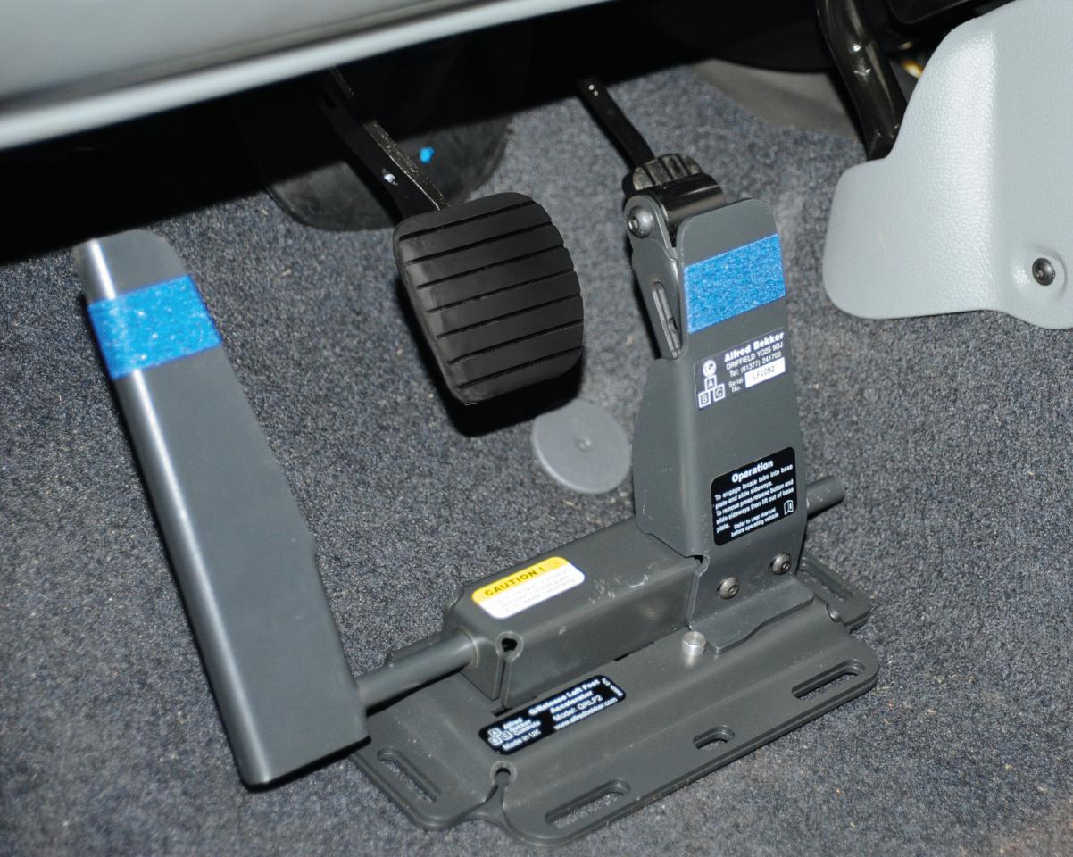 Left Foot Accelerator for Disabled Drivers