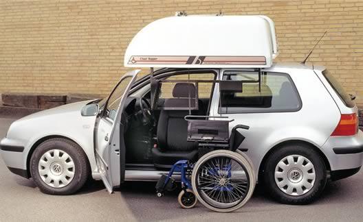 Roof wheelchair loader CHAIR TOPPER