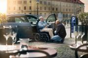 Transporting wheelchair Carony